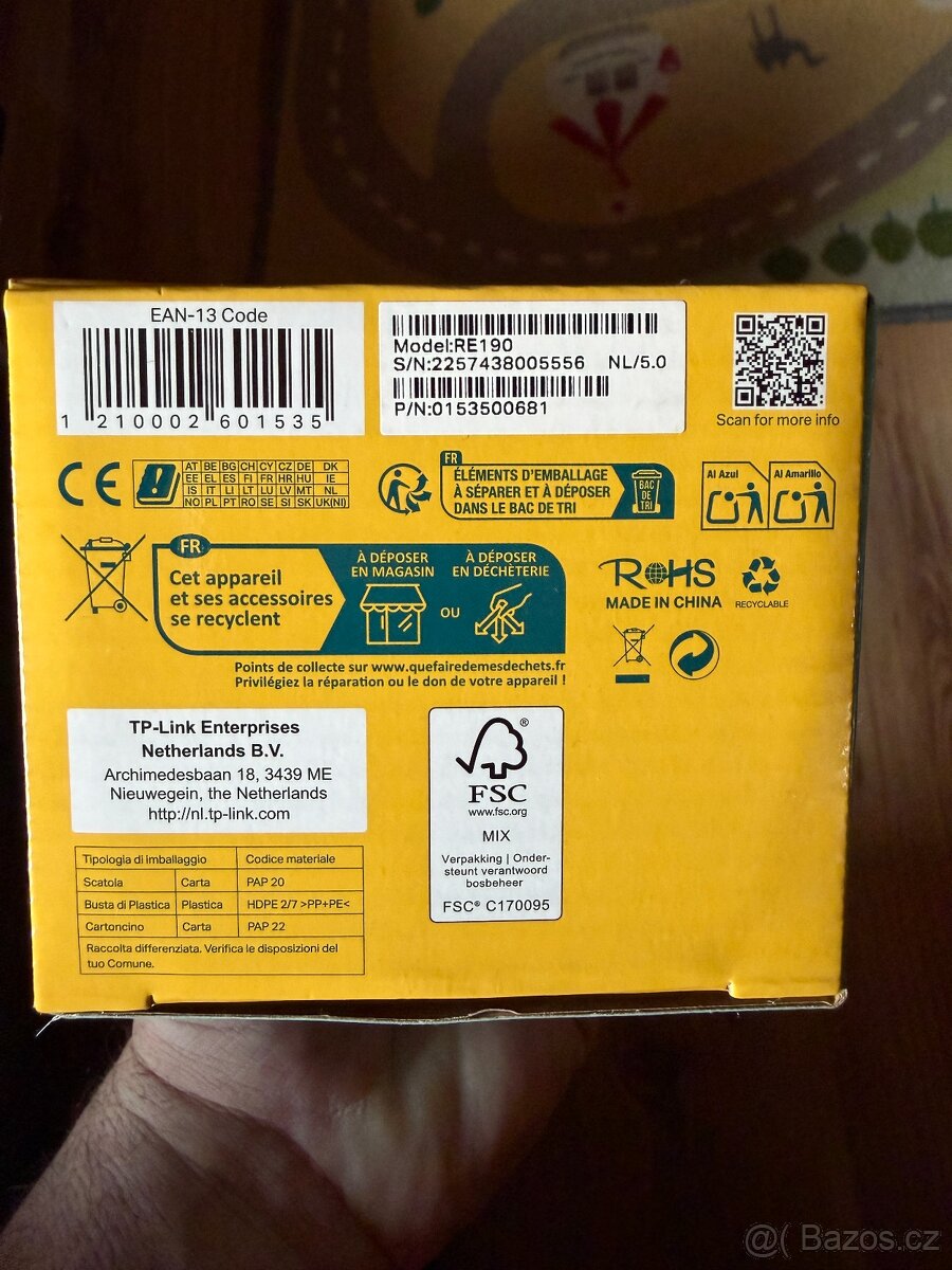 wi-fi extender TP-Link RE200 (AC750) 2ks - 5