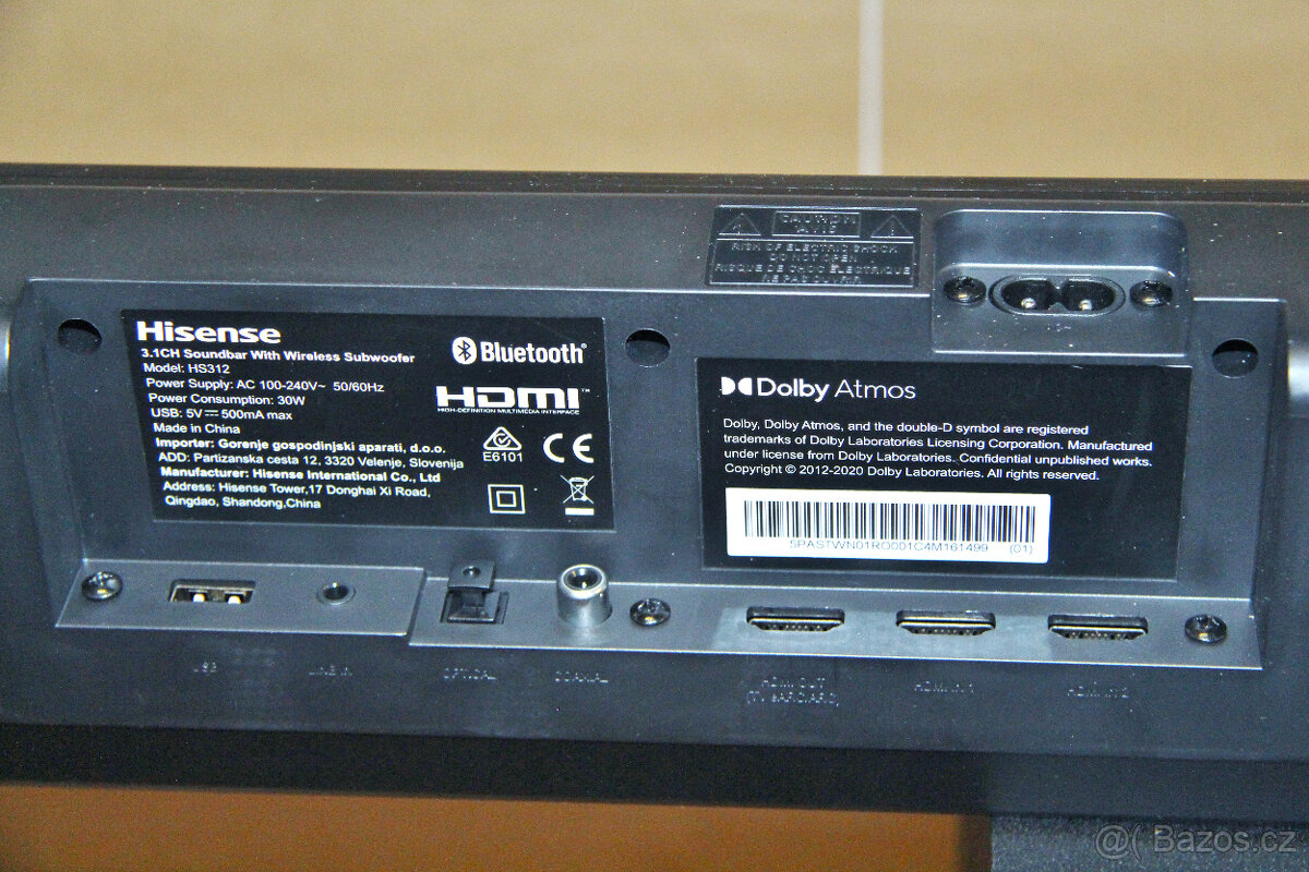 Soundbar Hisense HS312 - 5
