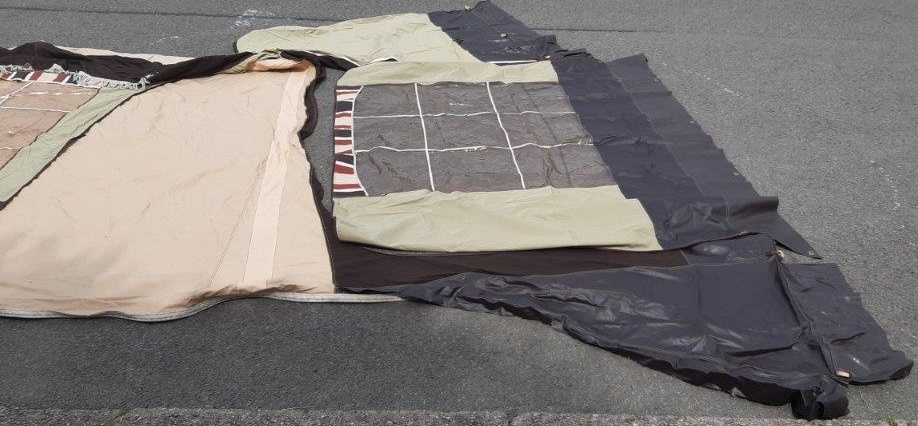 Stanová předsíň pro karavan cca 4,8m - 5