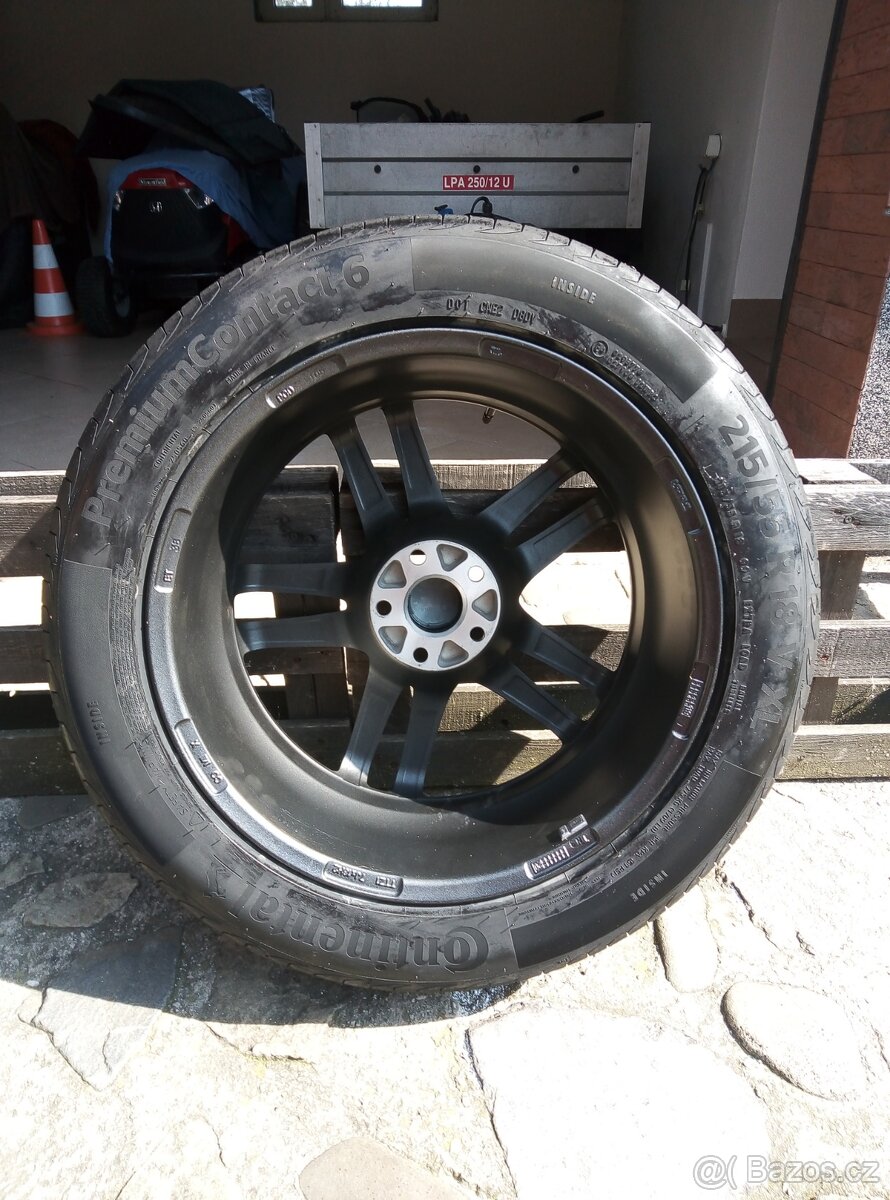 Alu kolo a pneumatika Continental Premium Contact 6/Nové - 5