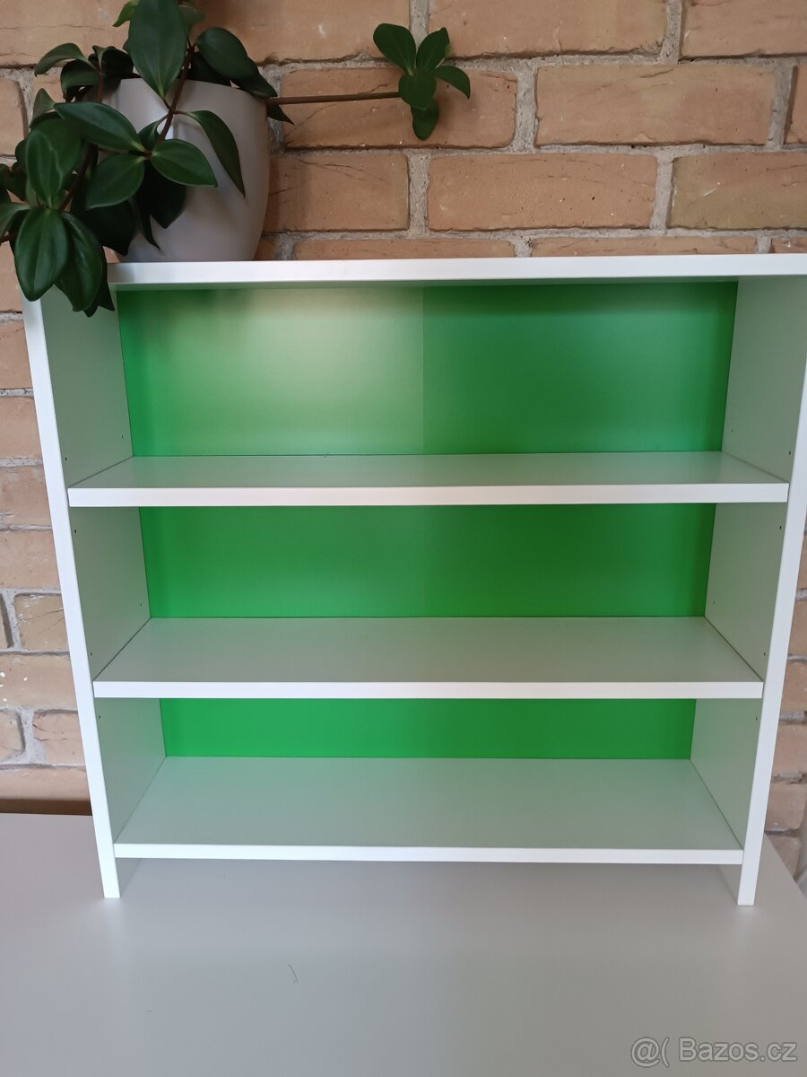 dětský psací stůl PAHL IKEA s poličkou bílo-zelený - 5
