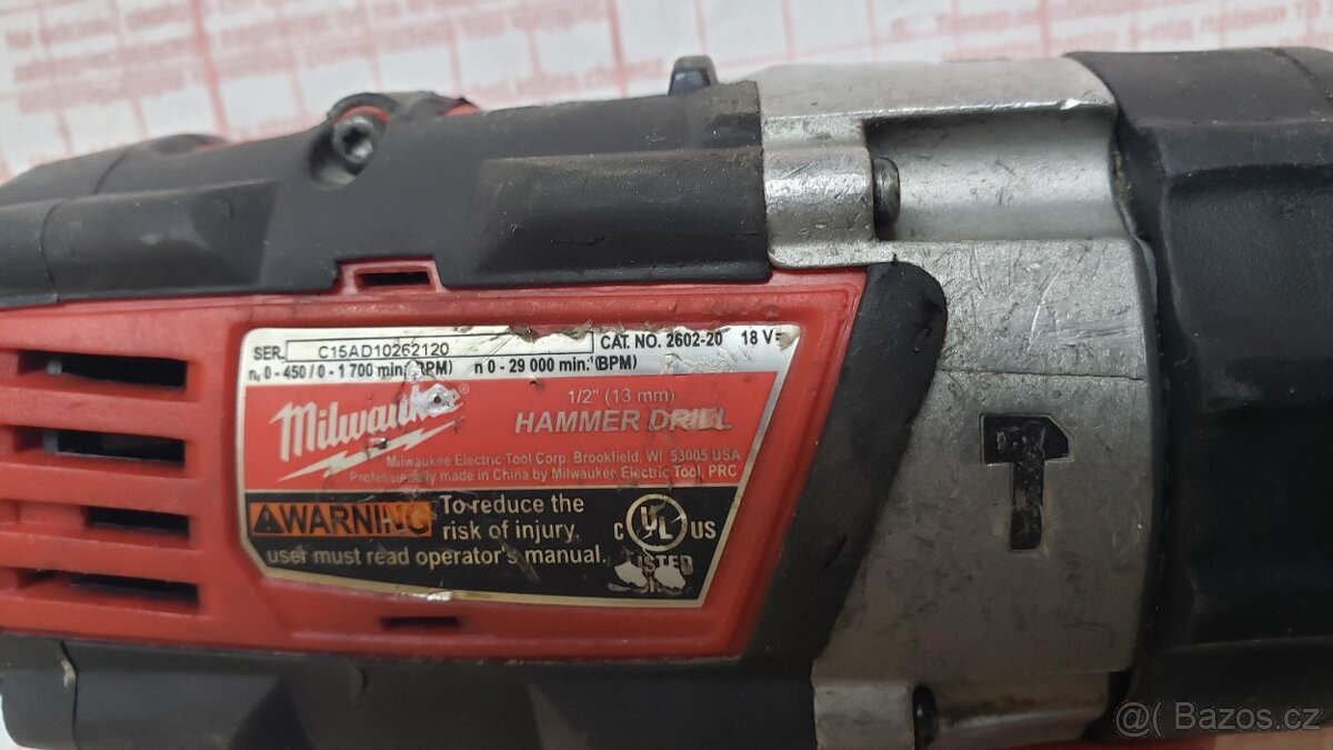 MILWAUKEE M18 příklepová vrtačka - 5