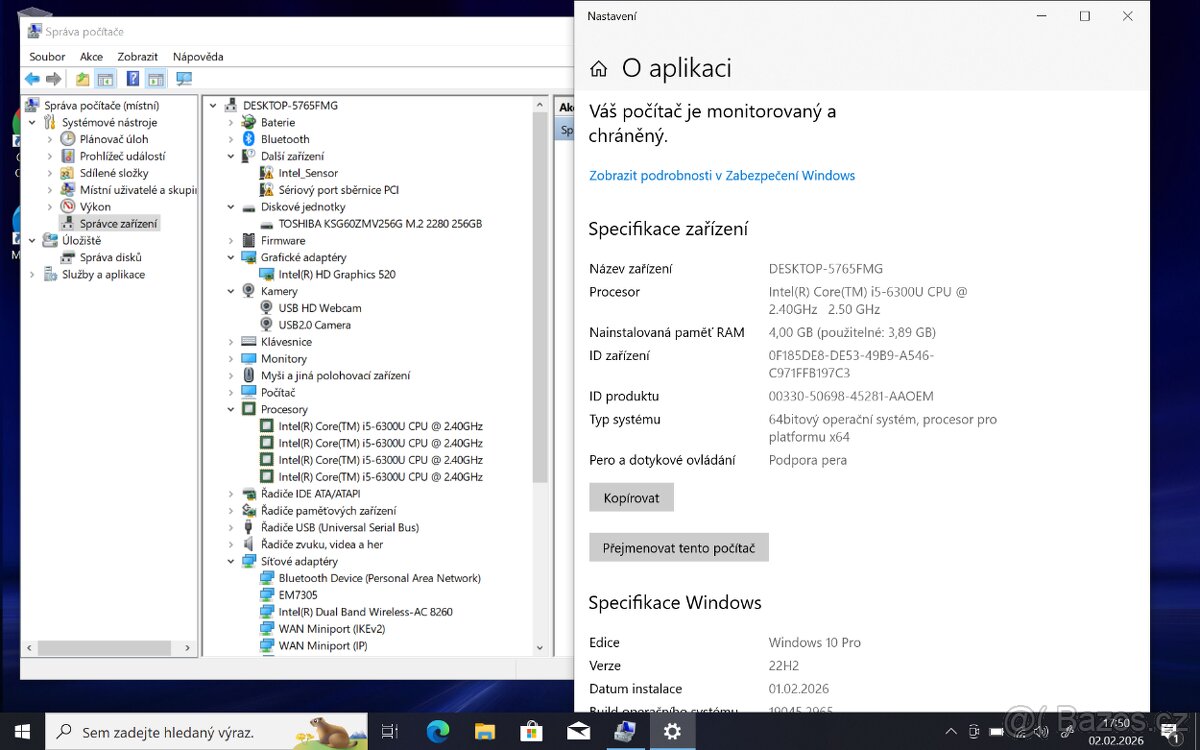 Průmyslový tablet Panasonic TOUGHPAD FZ-G1 Mk4 - 5