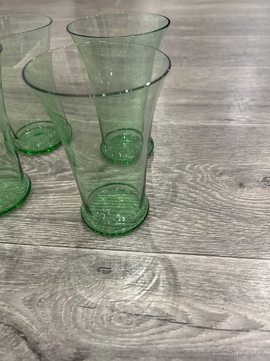 Retro skleněný set - 5