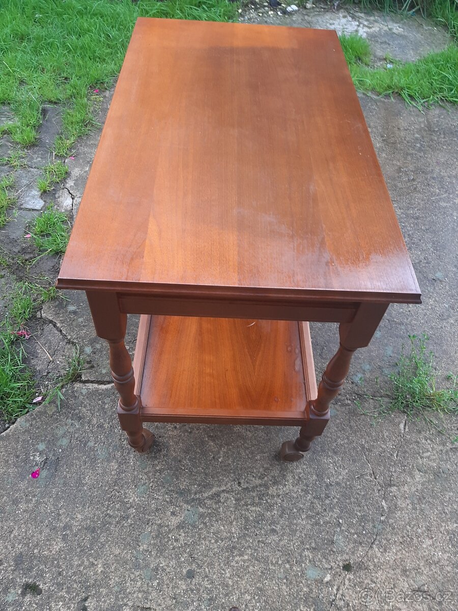 Servírovací stolek super stav - 5