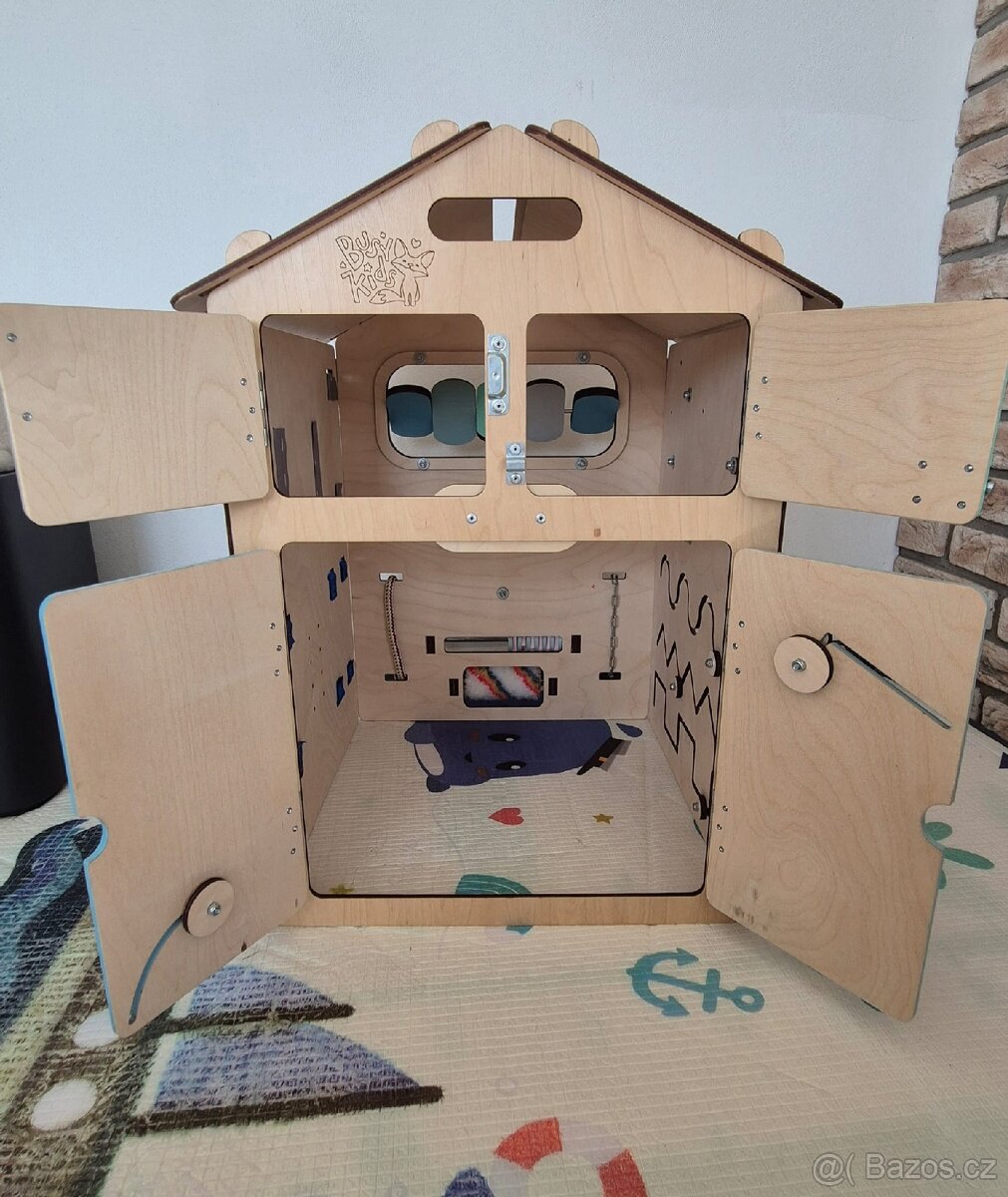 Montessori dřevěný domeček pro děti - 5