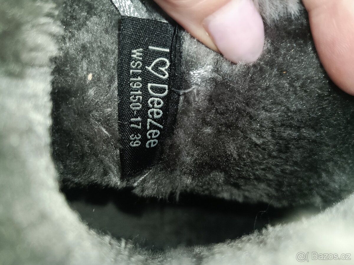 Zimní boty sněhule válenky DeeZee vel. 39 - 5