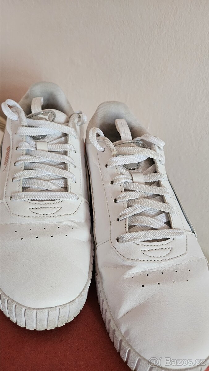 Bílé Tenisky Puma dámské - 5