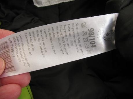 Černé oteplovačky ,lyžařské kalhoty TOM TINO vel.104 - 5