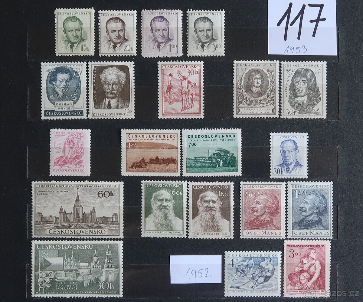 Známky Československo - F - 5