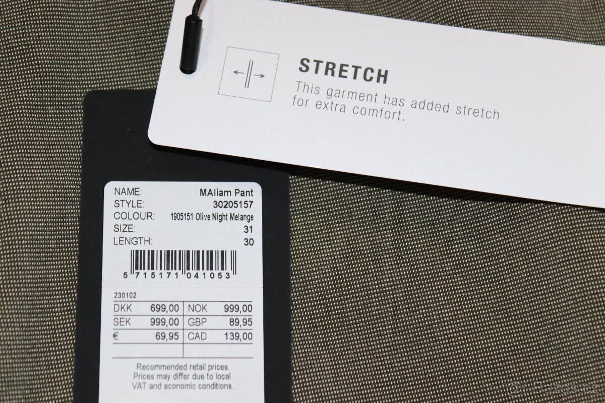 Pánské chino kalhoty s puky Martinique Liam 31/d30 - 5