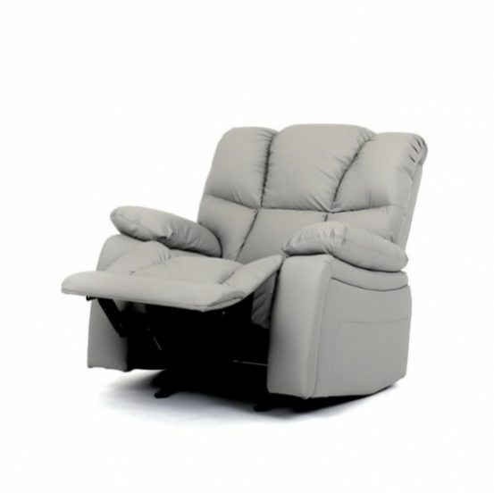 Křeslo TV-4075 v béžové ekokůži pro pohodlné sezení - 5