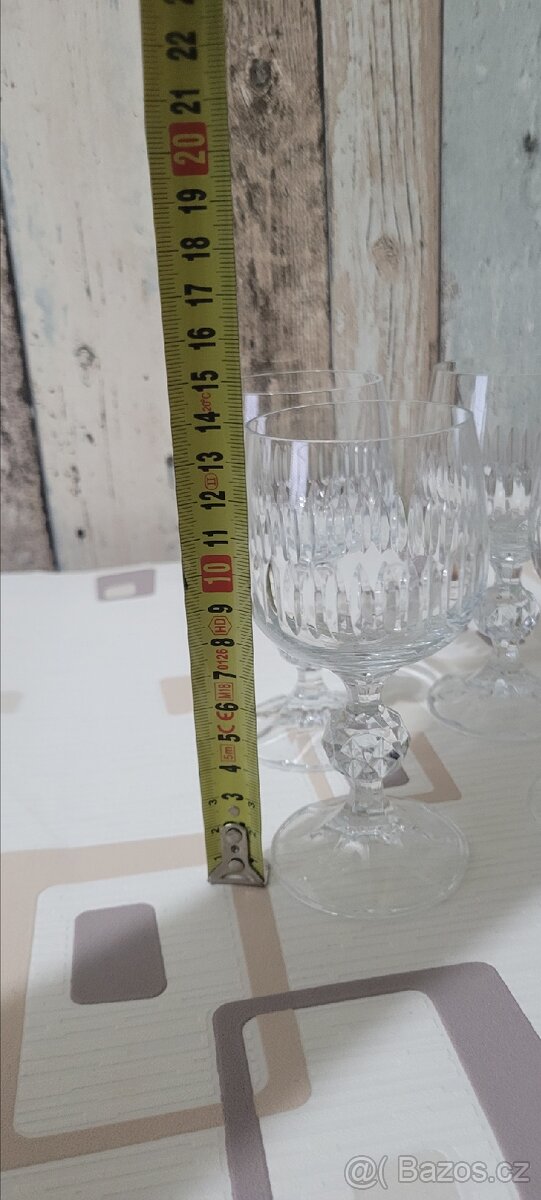 Staré Skleničky na koňak z českého skla - 5