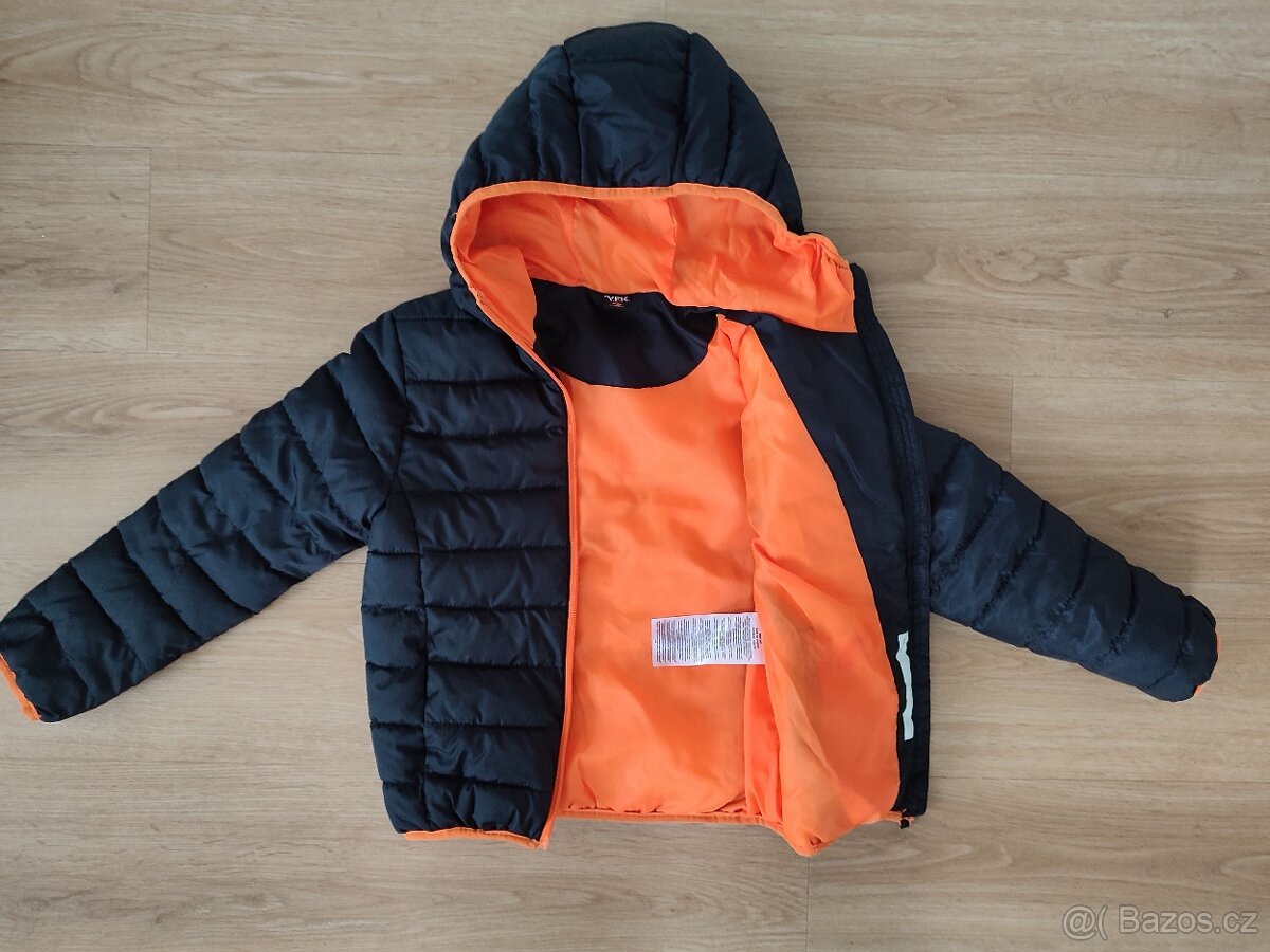 Chlapec.podzim.bundy 2ks-modrá,černá,vel. 128,7-8let-TOP - 5