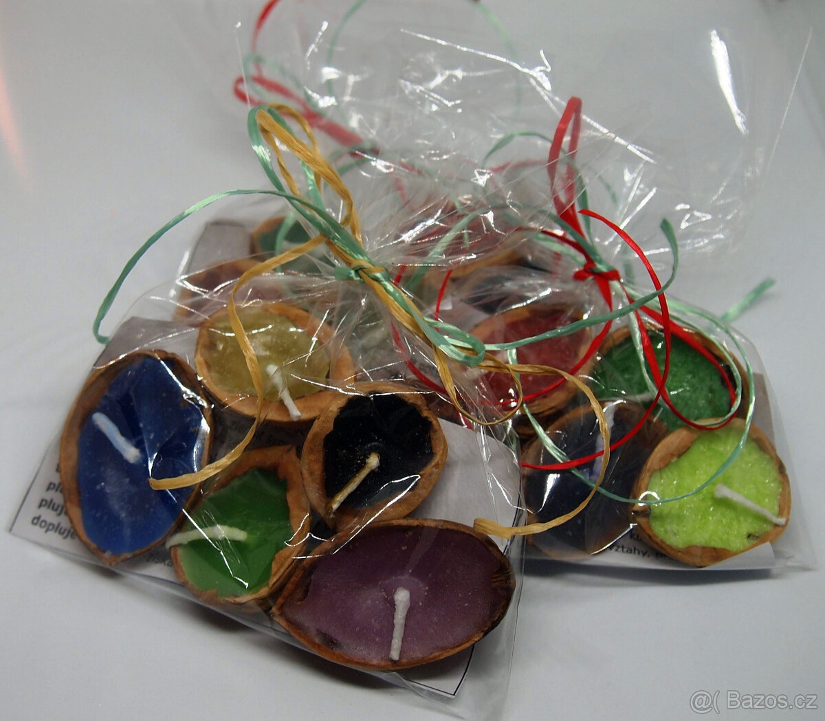 VÁNOČNÍ LODIČKY - SVÍČKY ZE SKOŘÁPEK - 5