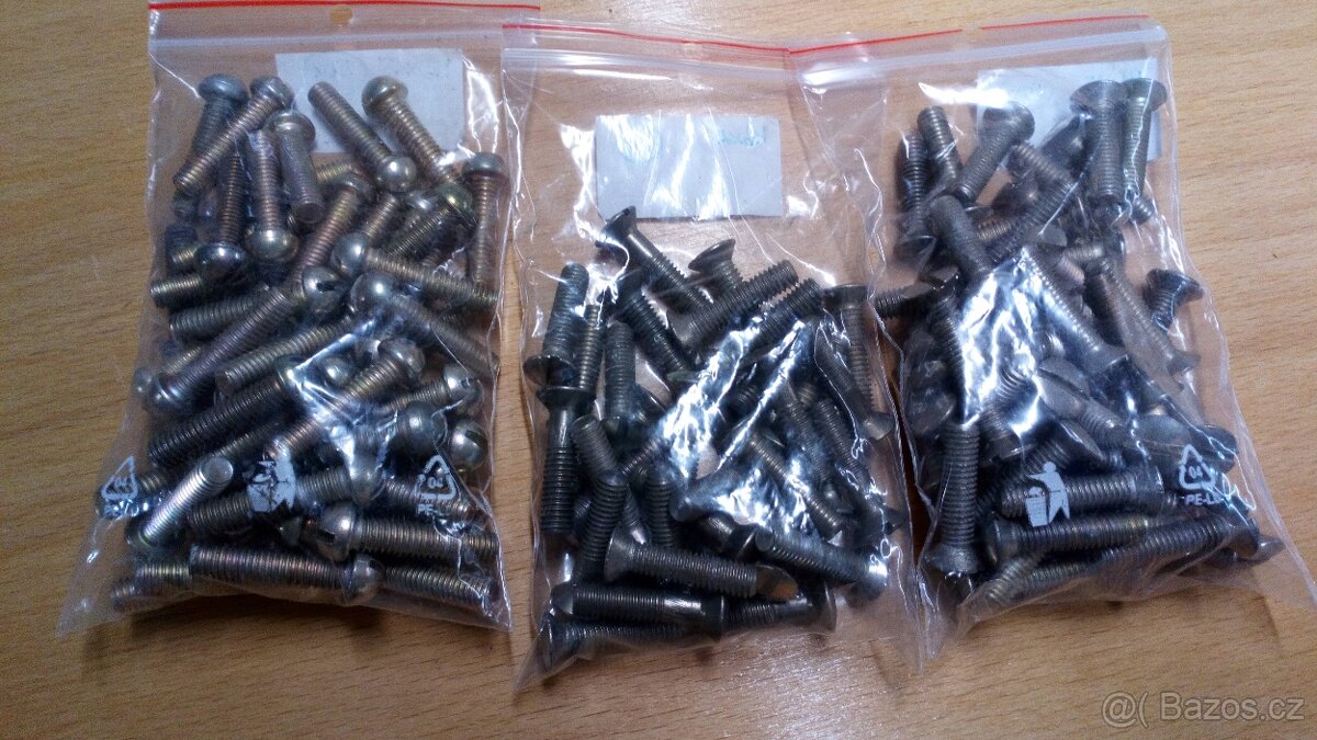 Staré šrouby M6 - 5