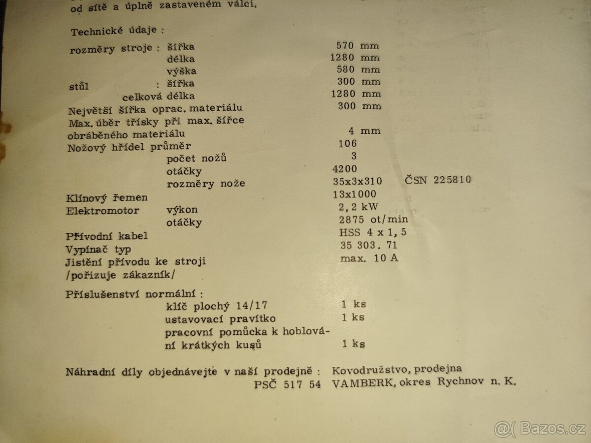Srovnávačka na dřevo - 5