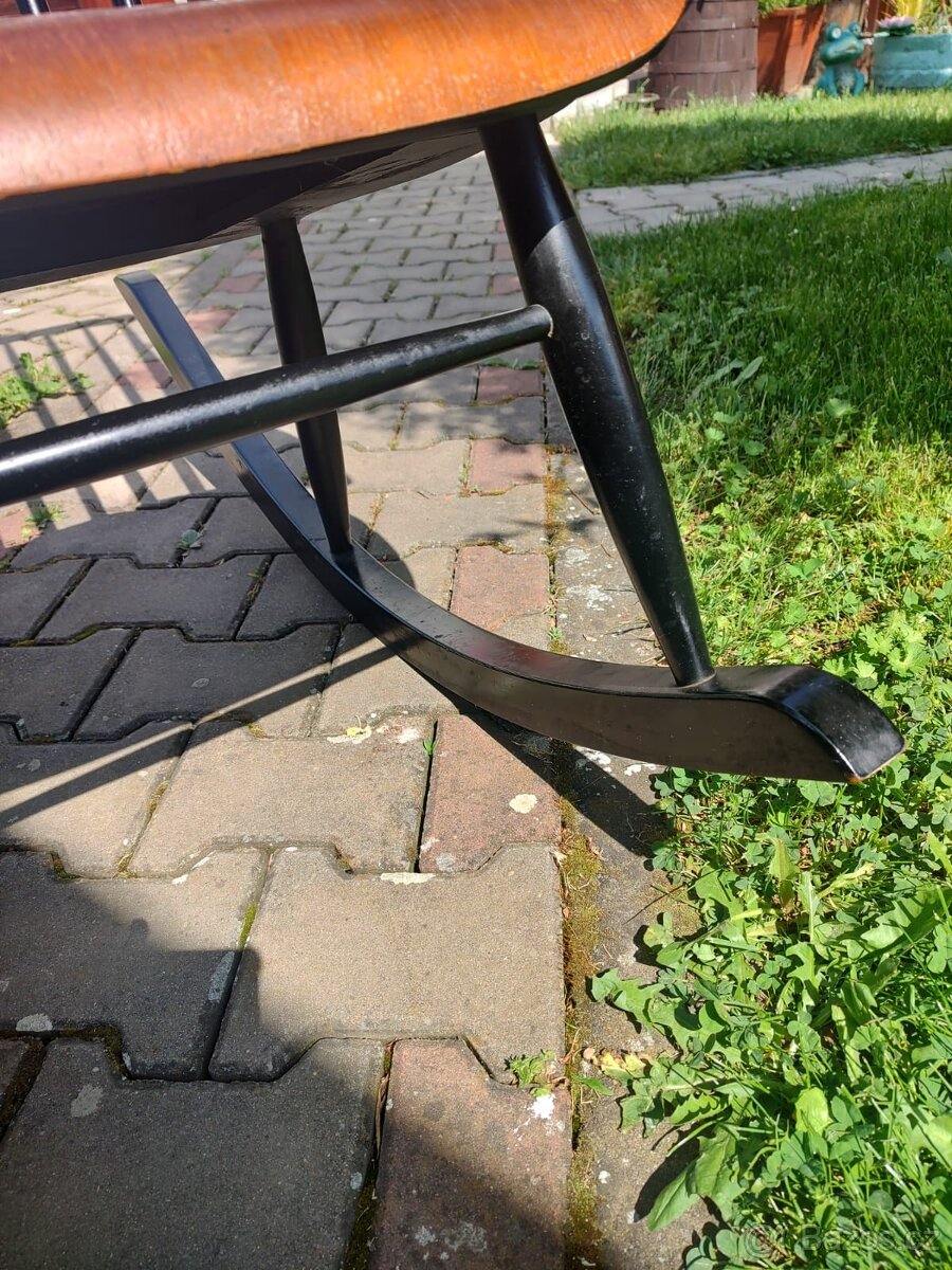 Finské dřevěné houpací křeslo - 5