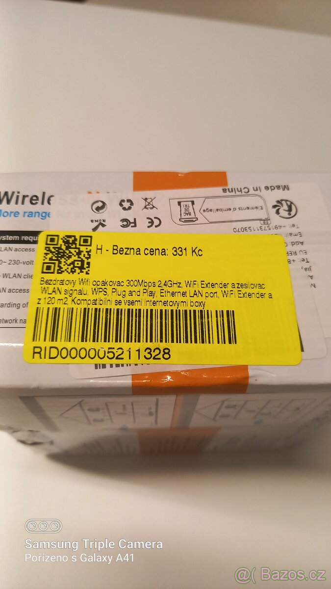 2x Wi-Fi zesilovač - 5