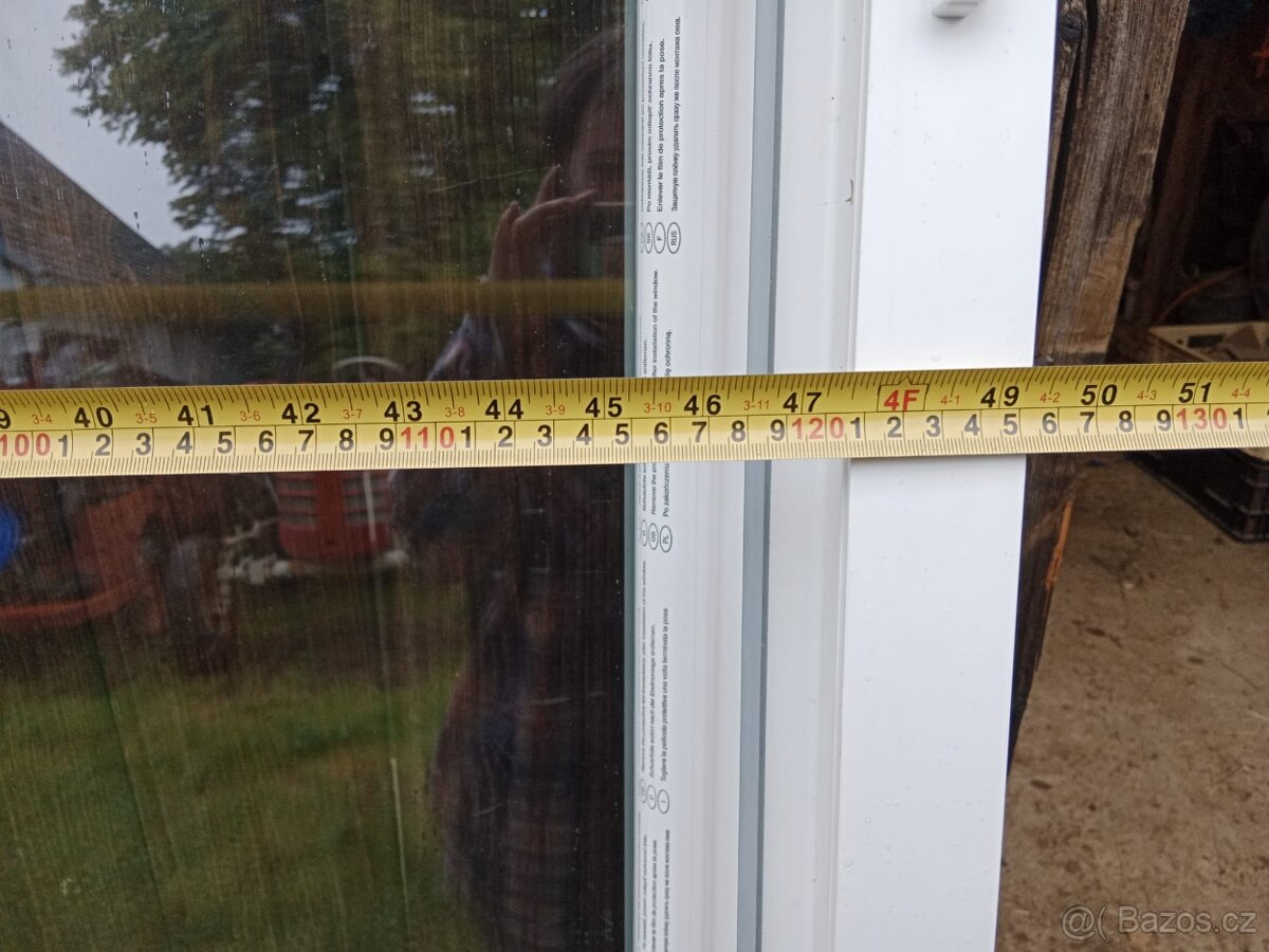 Balkonové dvoukřídlé dveře a okno - 5