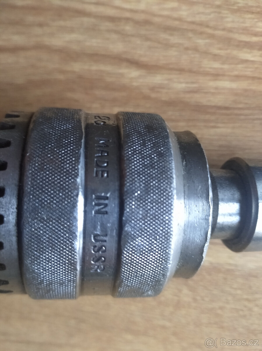 Staré vrtací sklíčidlo MADE IN USSR + Morseův kužel - 5