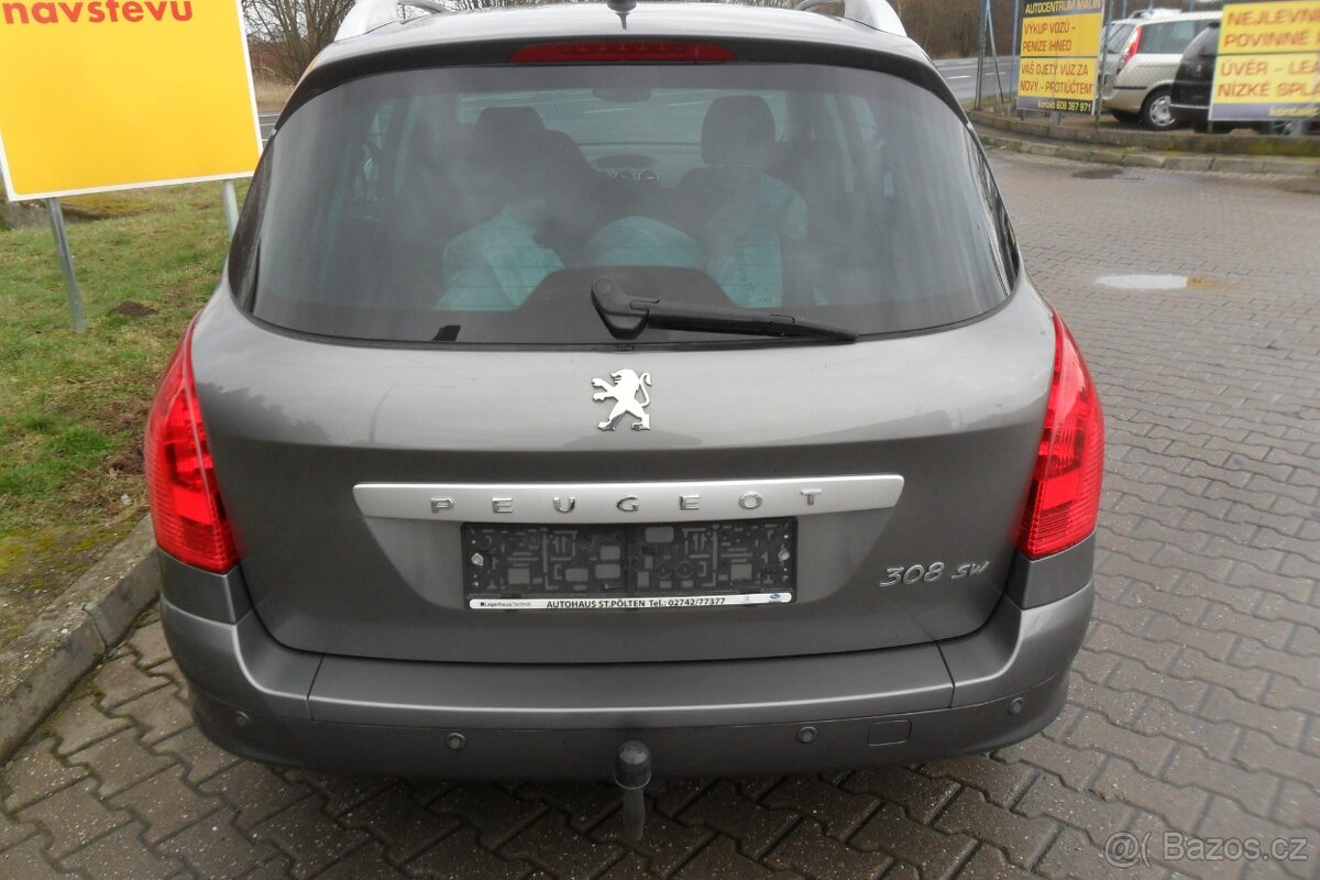 Peugeot 308 SW 1.6HDi/80kW, r.2008, 173.400km-Serv.kniha - 5