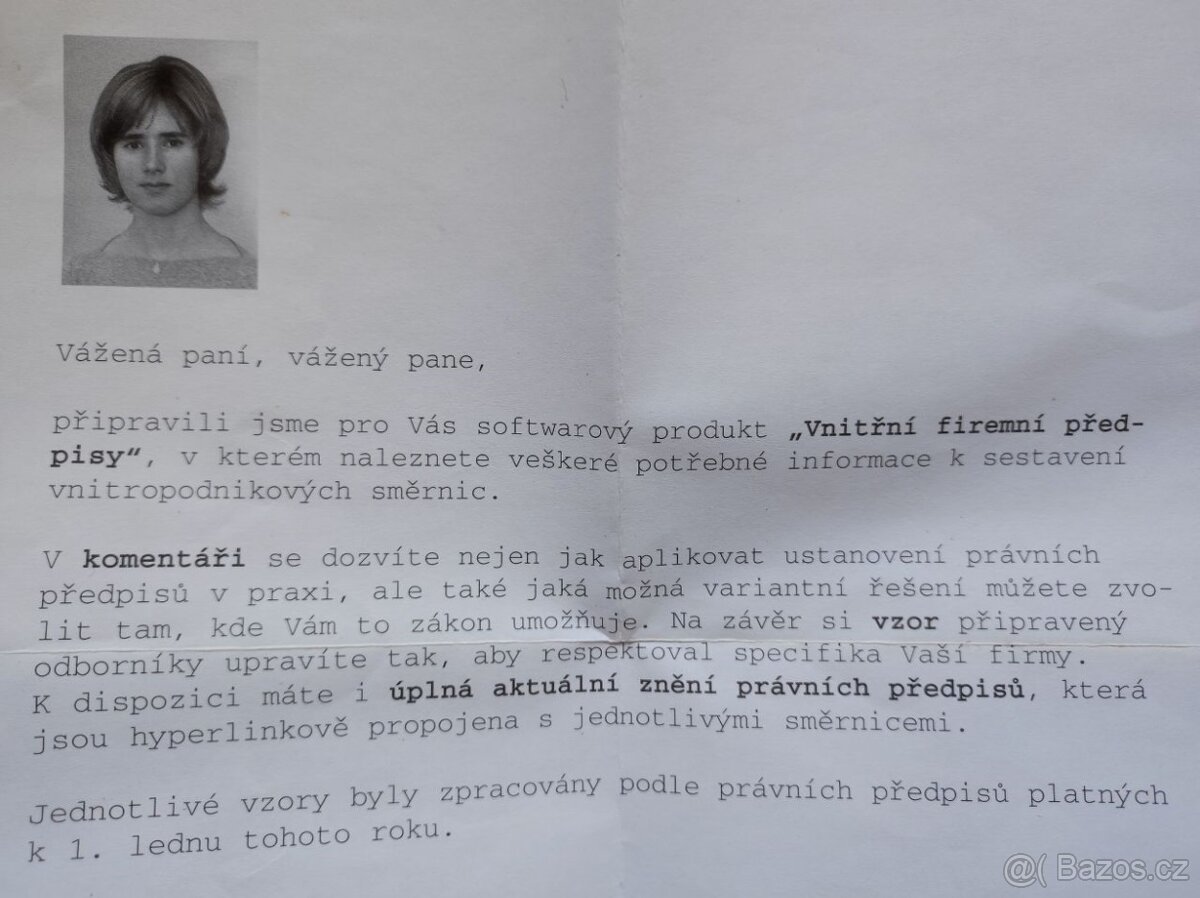 Program Vnitřní firemní předpisy formuláře návod - 5