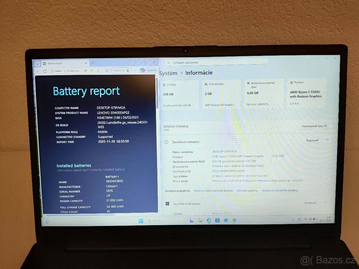 Lenovo V15 G2 Ryzen 5 | 8GB RAM - 5