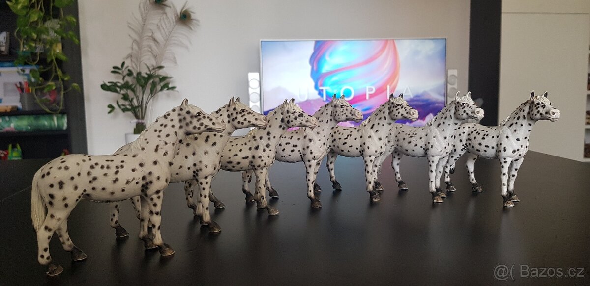 Schleich koně Knabstrupper knabstrupský kůň, Lewitzer - 5