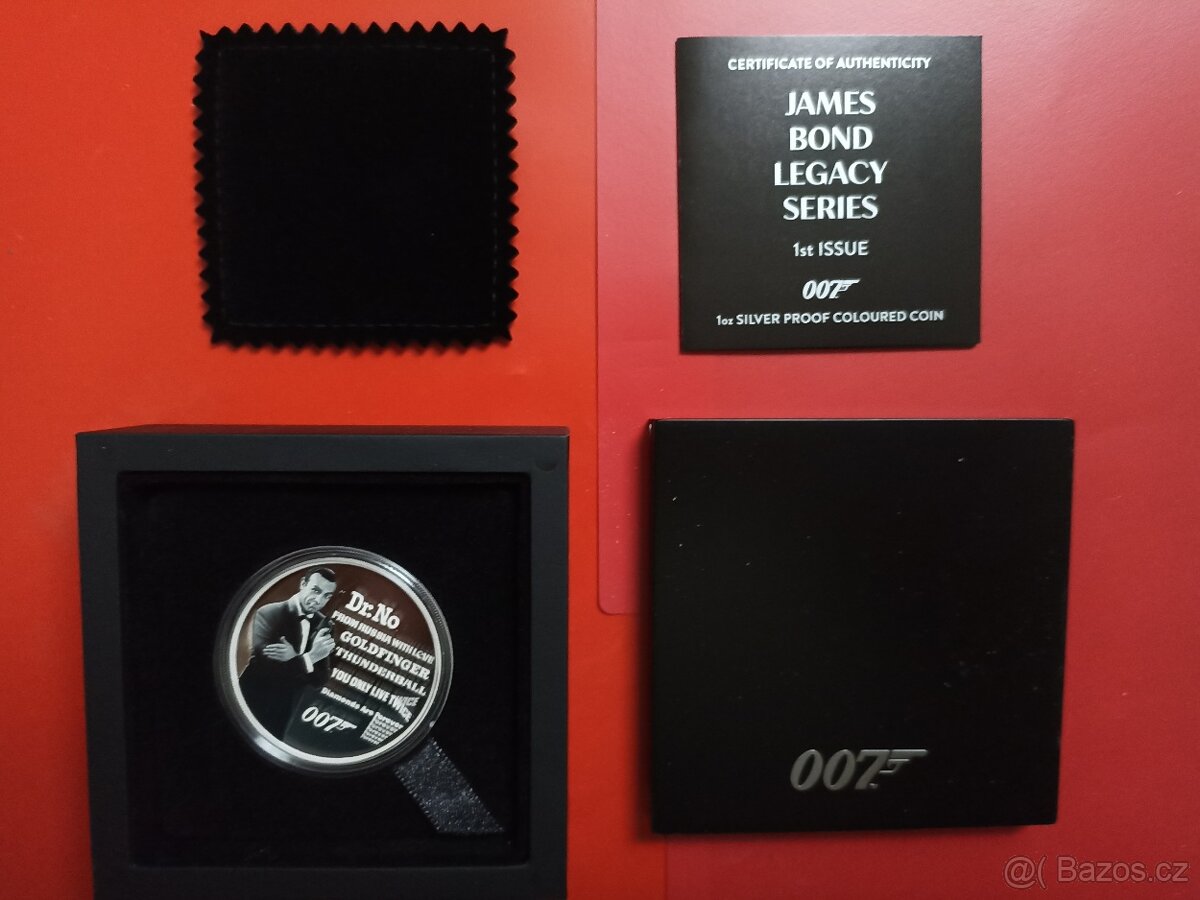 Stříbrná mince James Bond Legecy series Sean Connery - 5