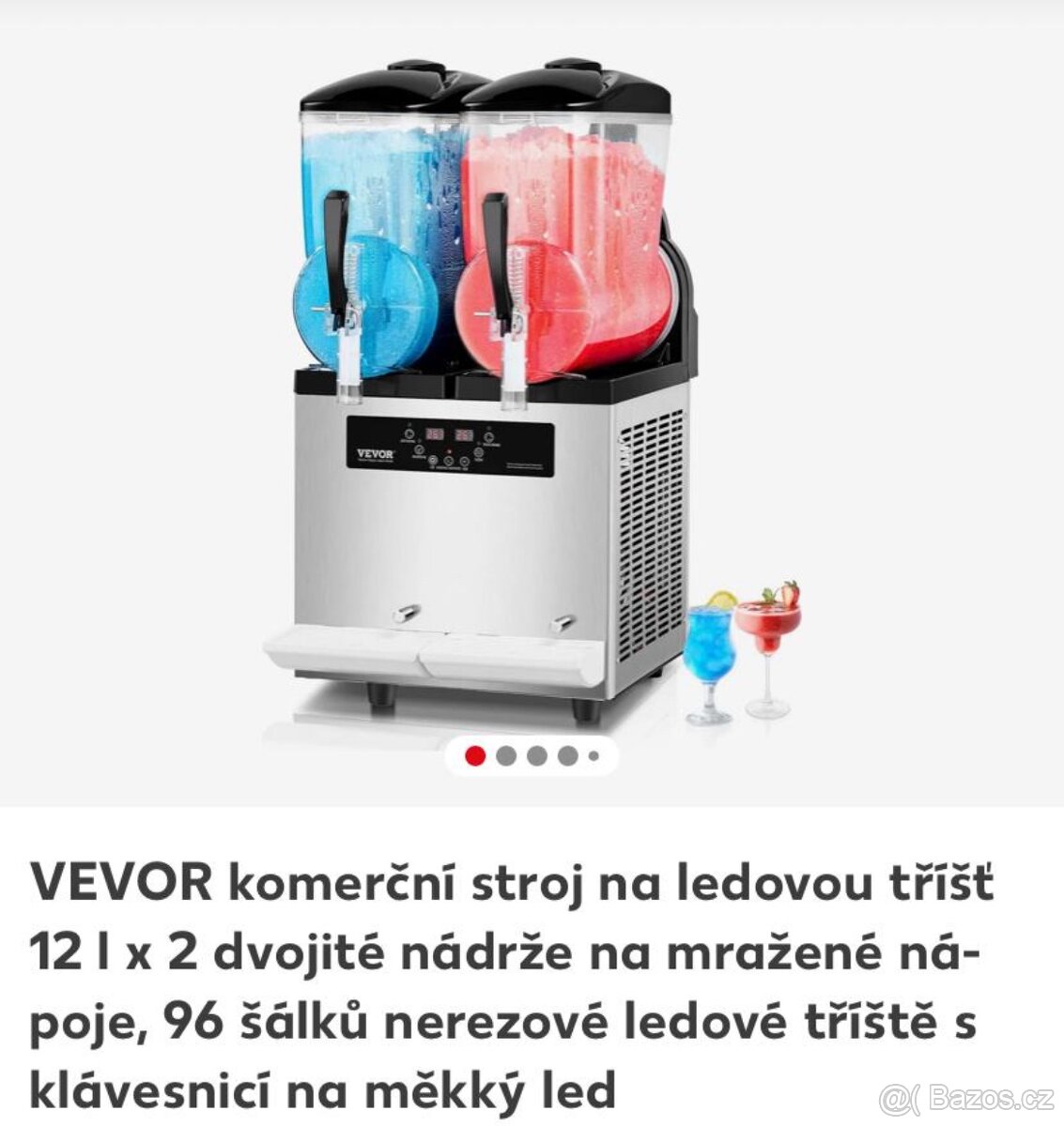 Nový nerozbalený stroj na ledovou tříšť VEVOR - 5