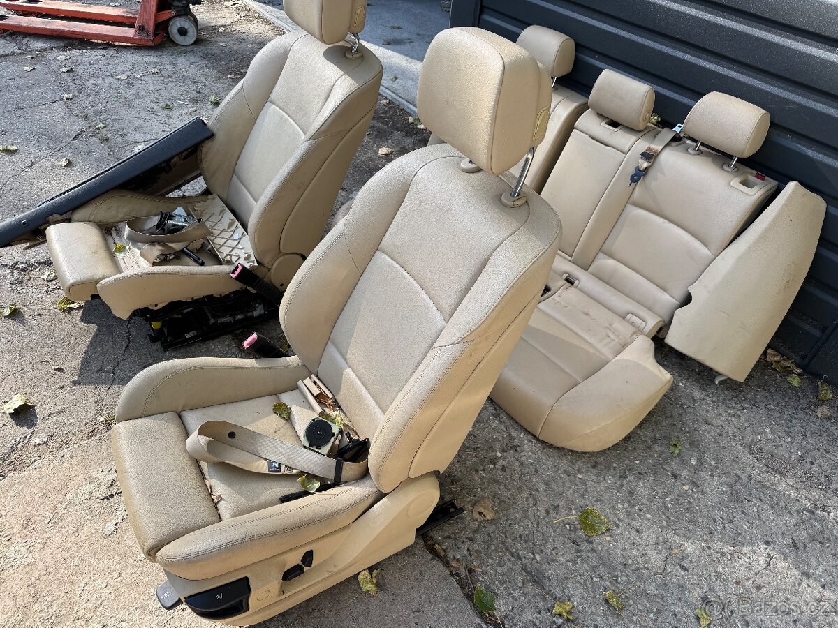 BMW F11 Sportsitze interiér béžová kuze - 5