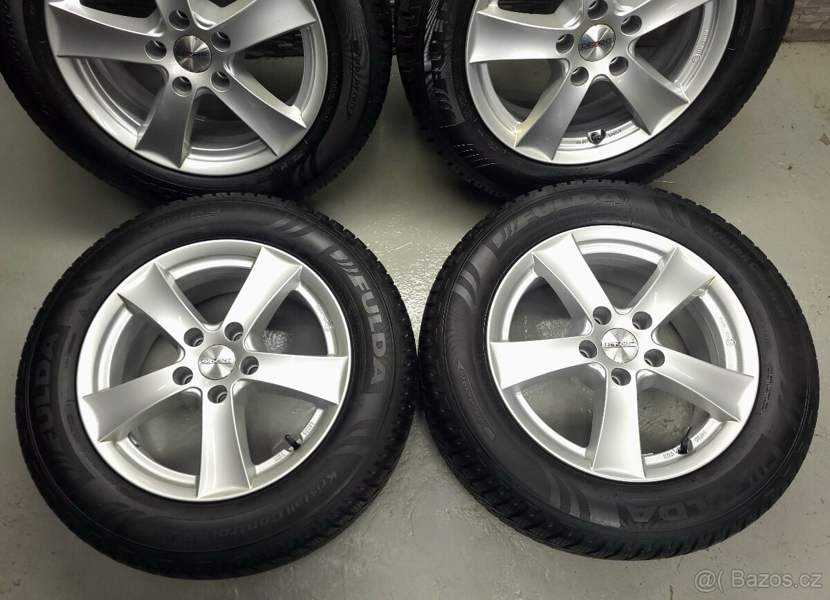 16" Alu kola Dezent 5x112 zimní pneu 8,8mm - 5