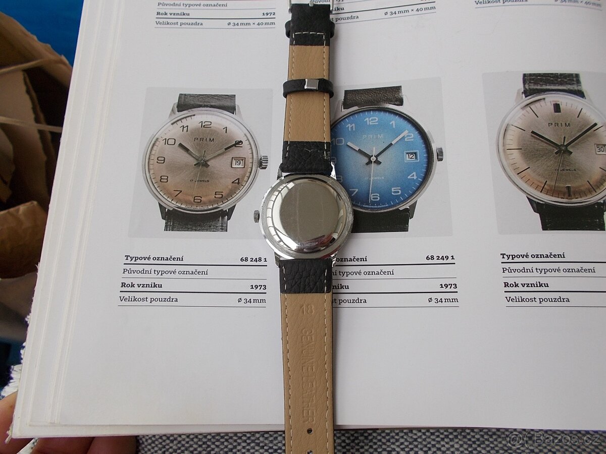 mene vidane luxusni hodinky prim rok 1973 top kus funkcni - 5