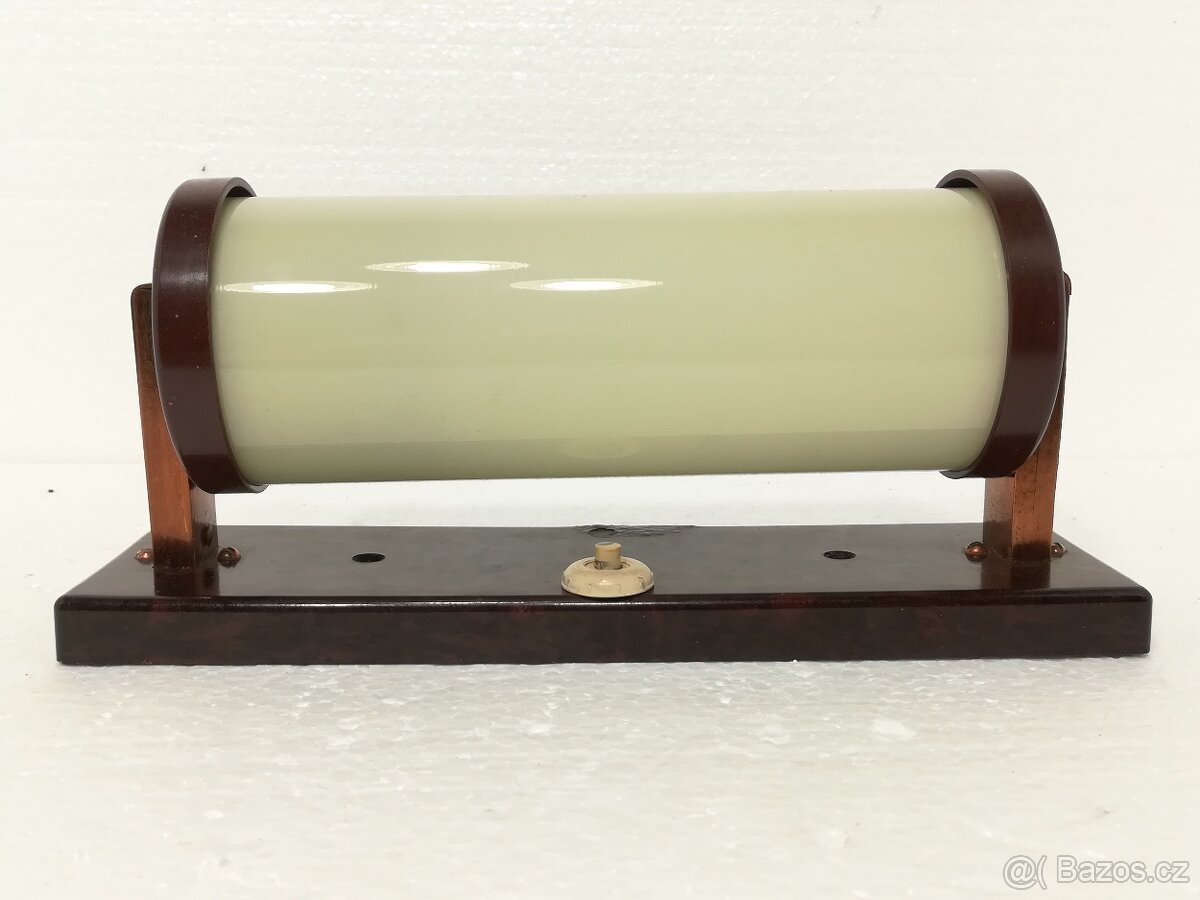 Bakelitové nástěnné retro tubusové světlo - OK stav - 5