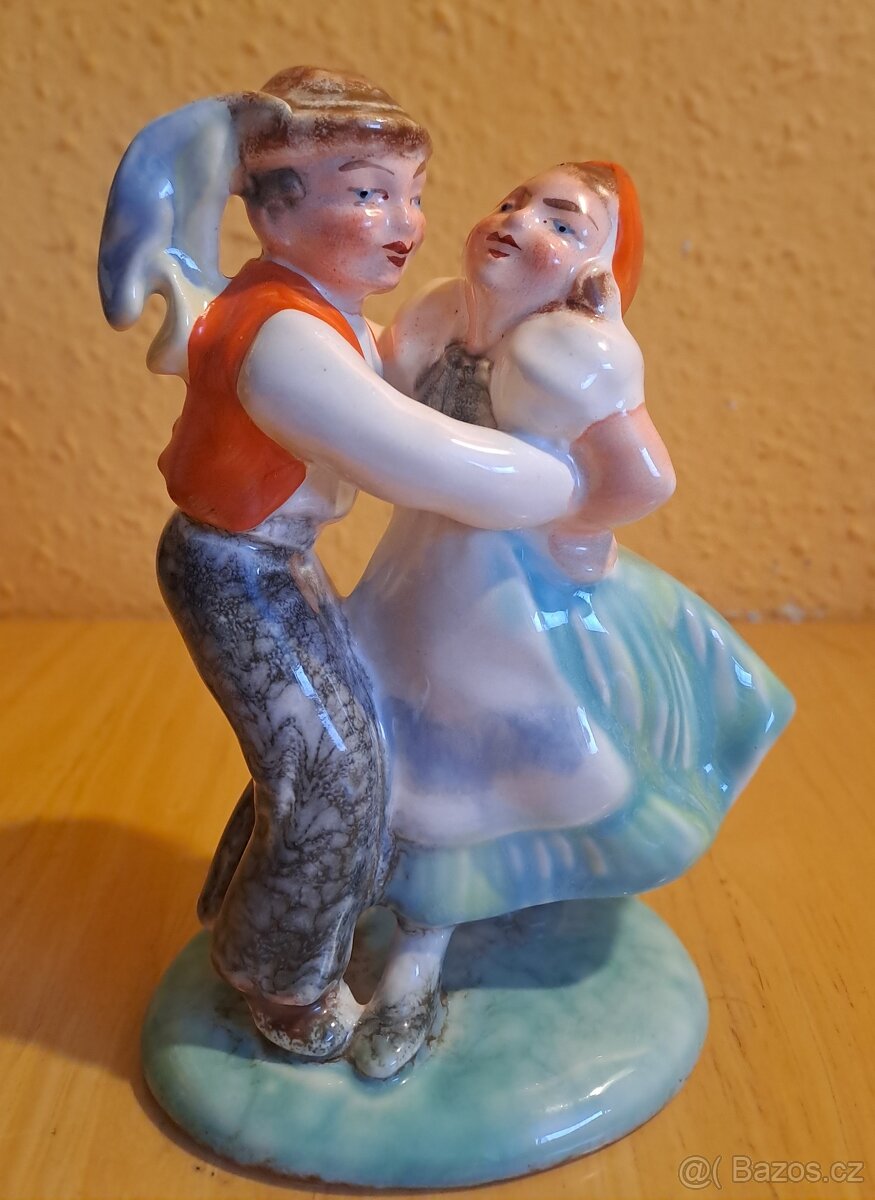 Soška Tanečníci DITMAR URBACH perfektní stav - 5