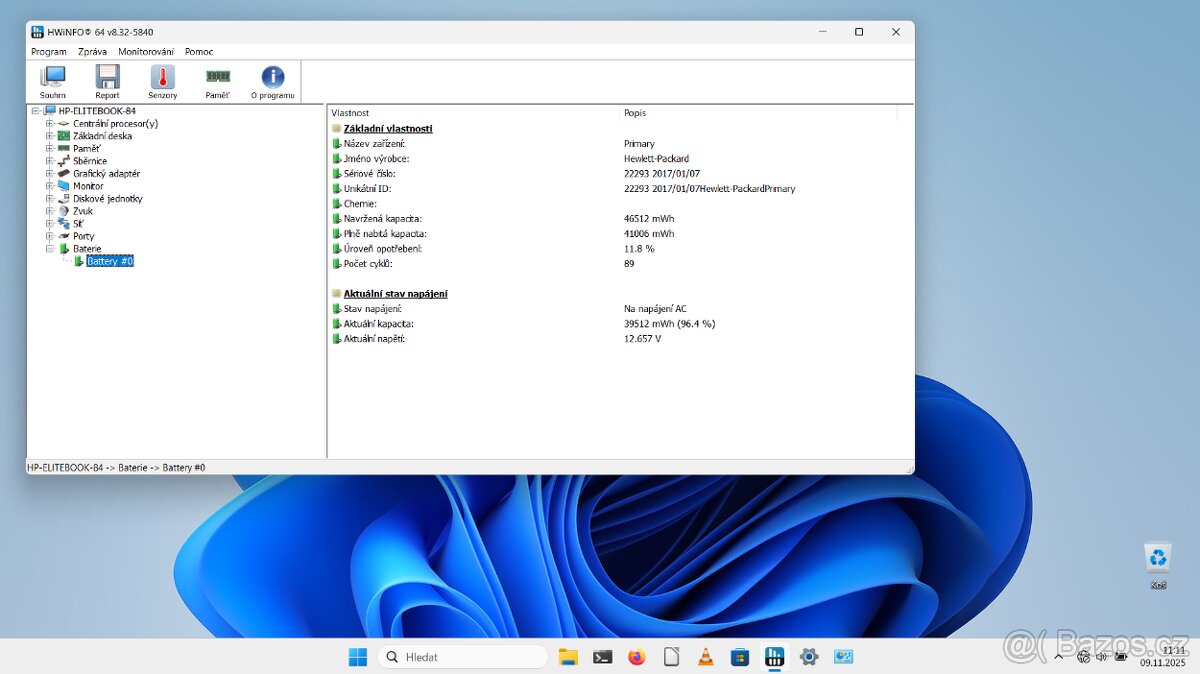 HP EliteBook 840 G3 i7 + dokovací stanice windows11. - 5