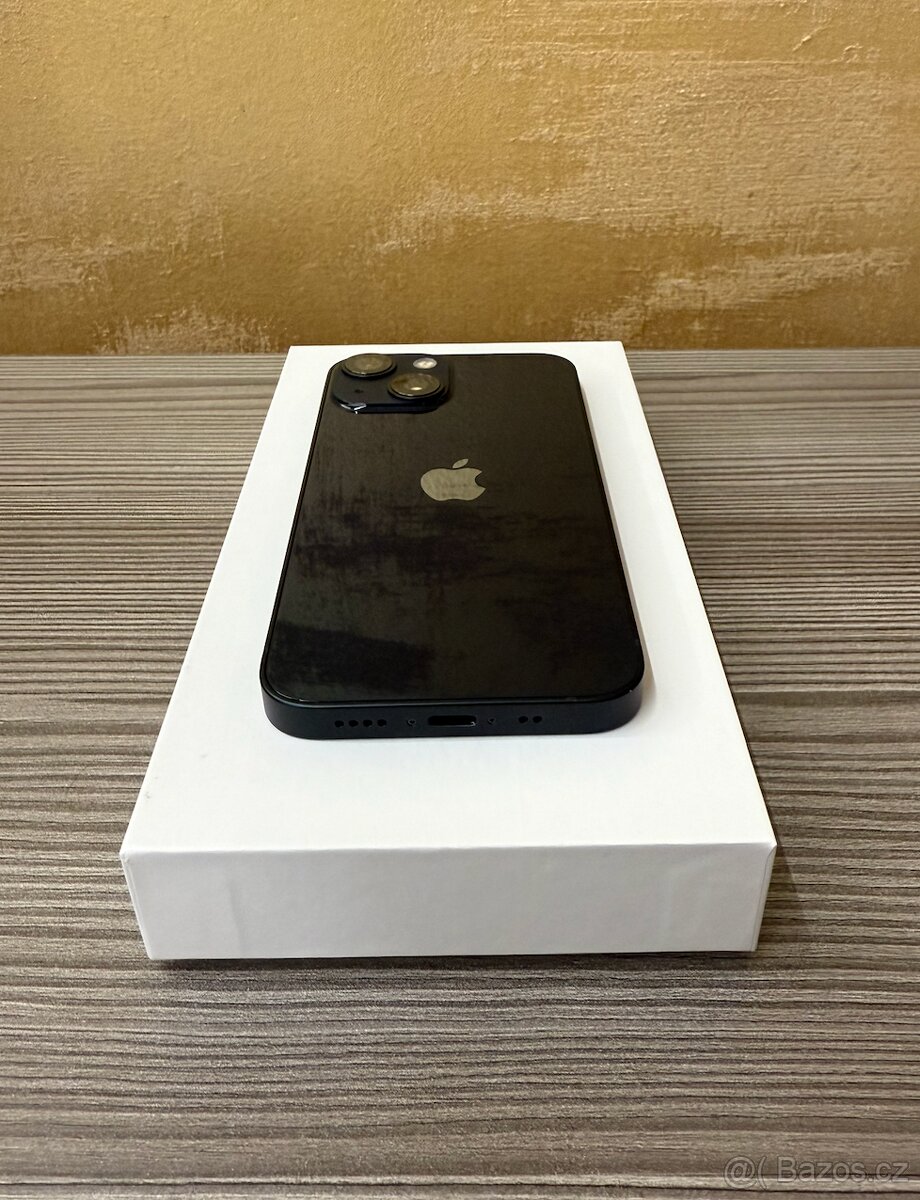 Apple iPhone 13 mini 256GB černá, baterie 100% - 5