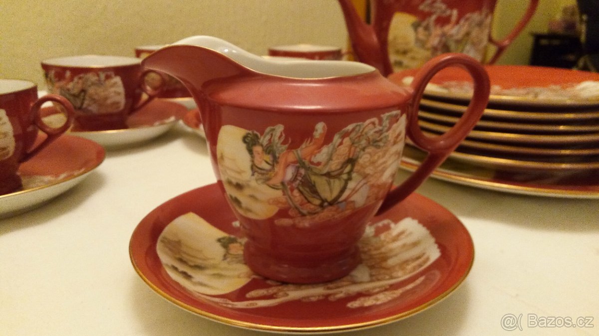 Starý čínský porcelánový servis - 5