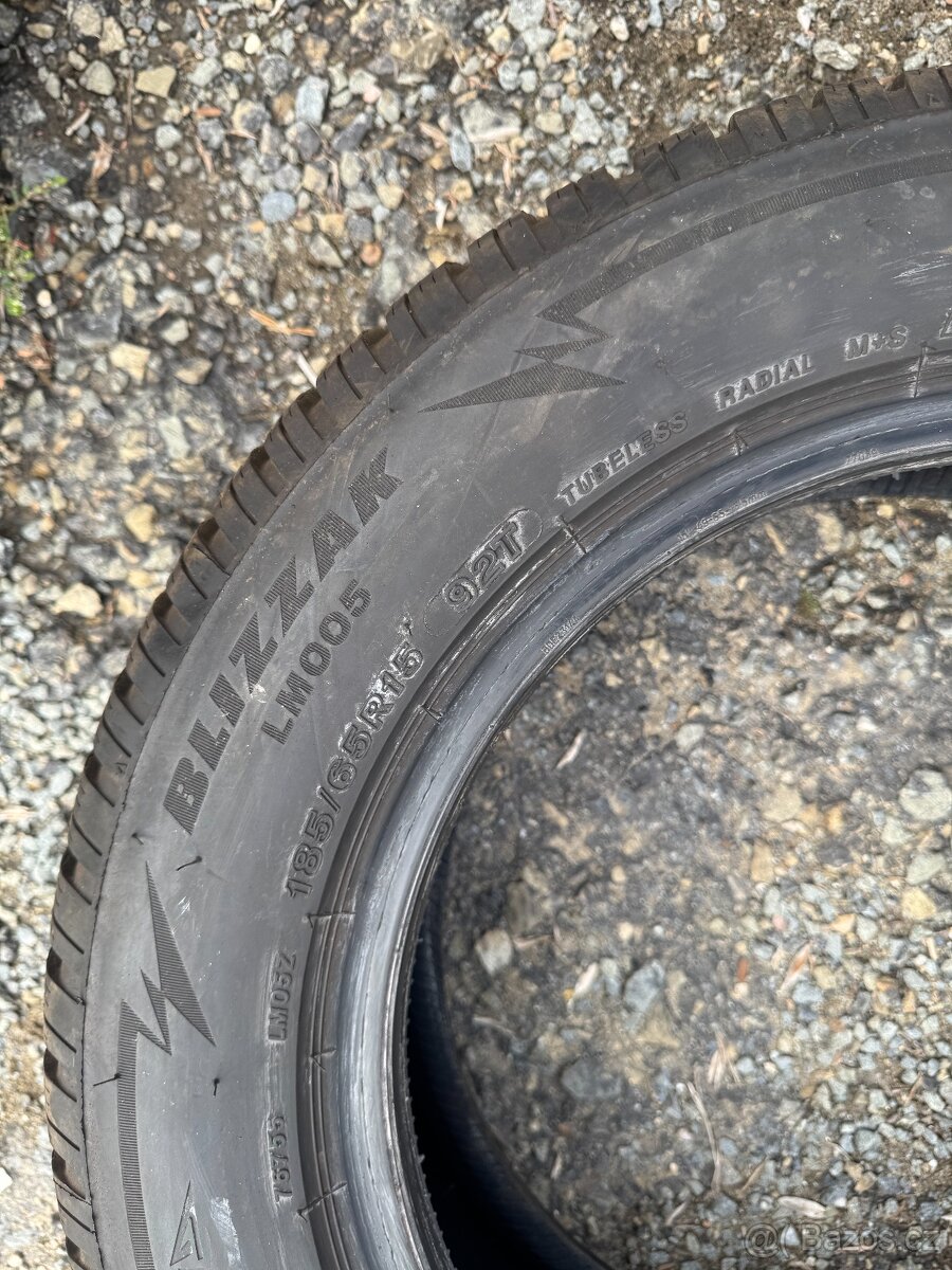 Zimní pneu Bridgestone 185/65/15 - 5