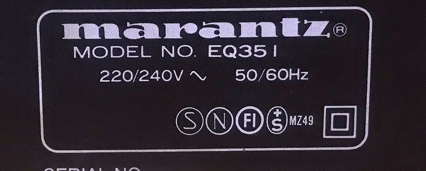 2x10 PÁSMOVÝ GRAFICKÝ EQUALIZER MARANTZ EQ 351 (1989) - 5