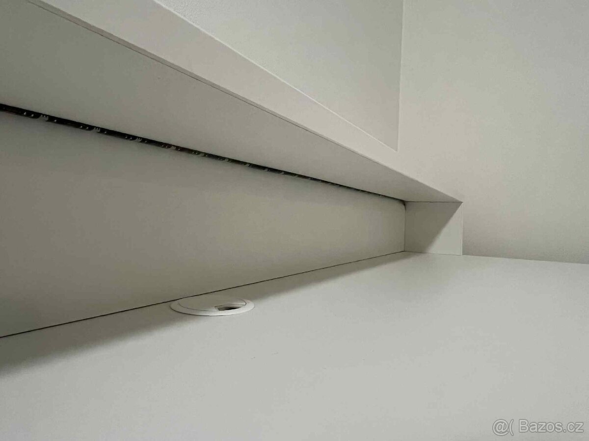 Herní Stůl Tezaur – Bílý, 160 cm s LED osvětlením - 5