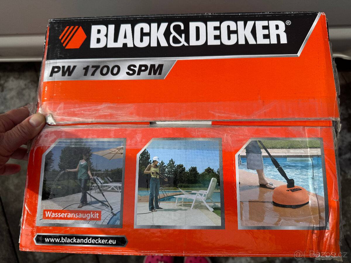 Vysokotlaké mytí - myčka Black & Decker PW 1700 SPL Plus - 5