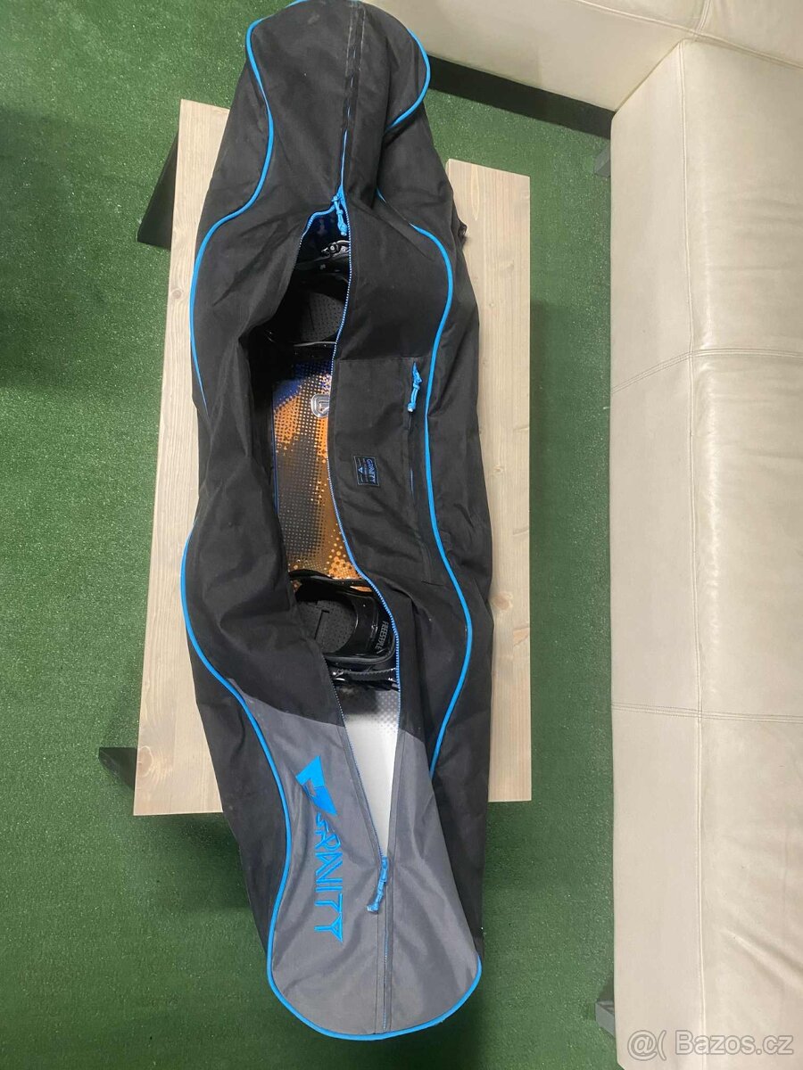 Snowboard Burton 145 cm + vázání + obal – jako nový - 5