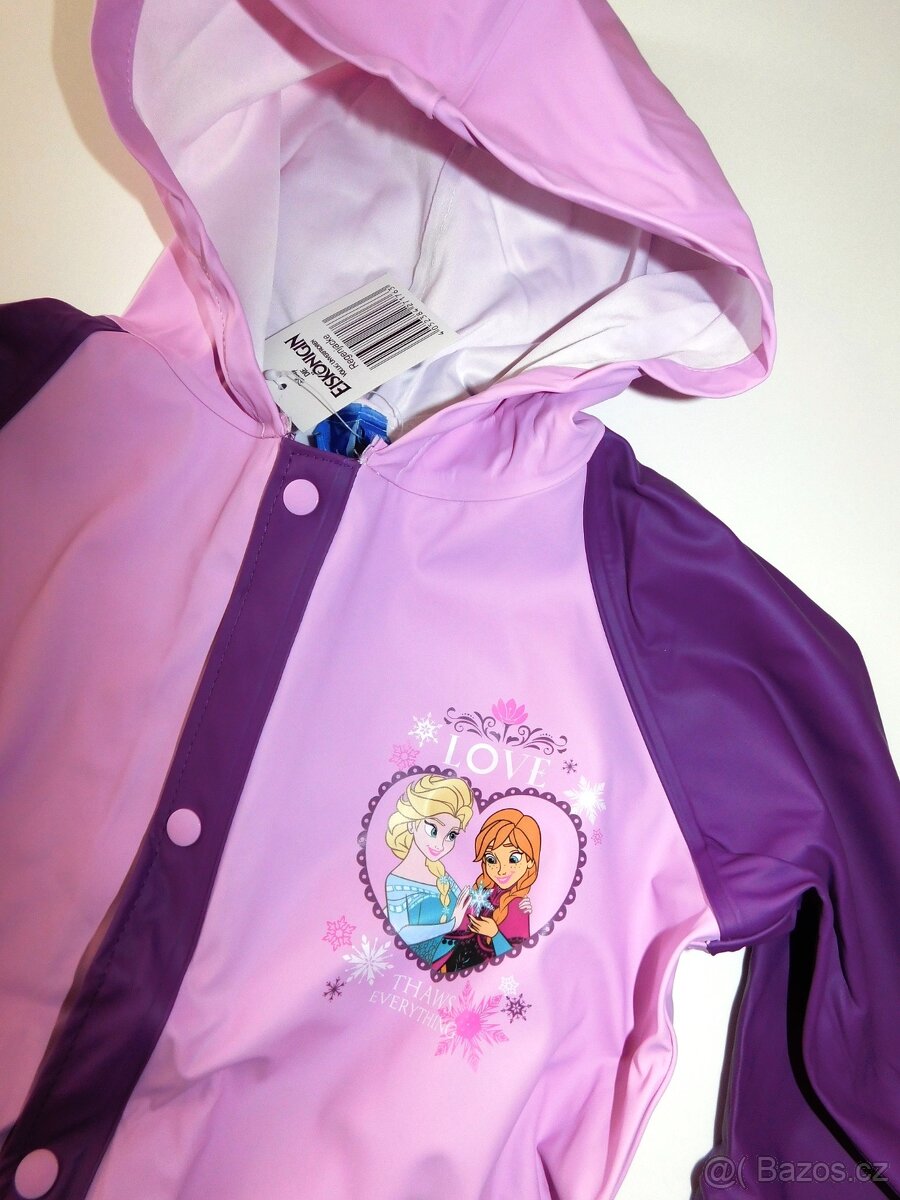 Dívčí licenční nepromokavá bunda-Disney-Frozen-vel.110/116 - 5