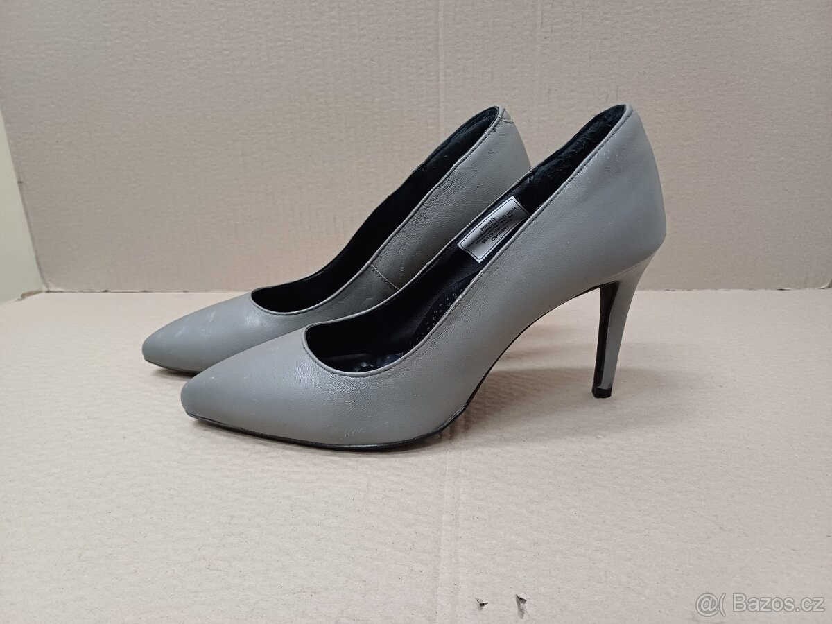 Šedé lodičky vel.40 - 5