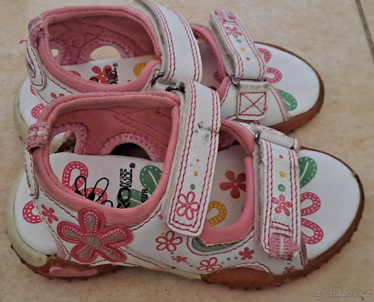 Sandálky: 15cm, 15,5cm, 16cm, 18cm, 19cm, 20,5cm, 23,9cm - 5