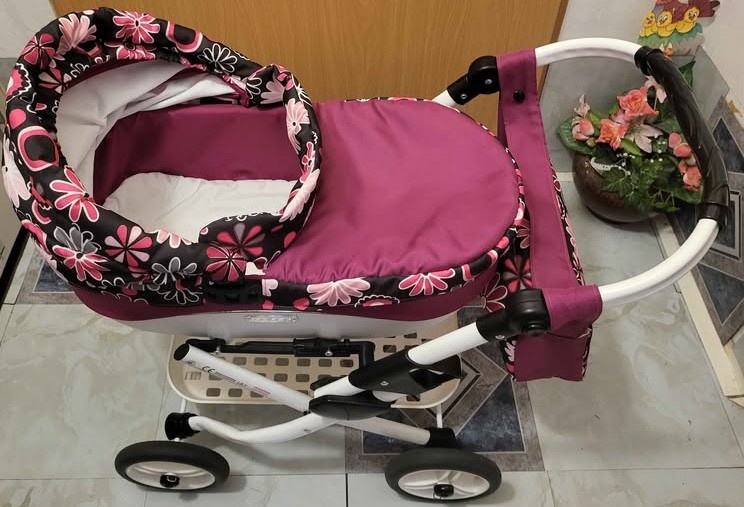 Kočárek pro panenky Adbor Lily - 5