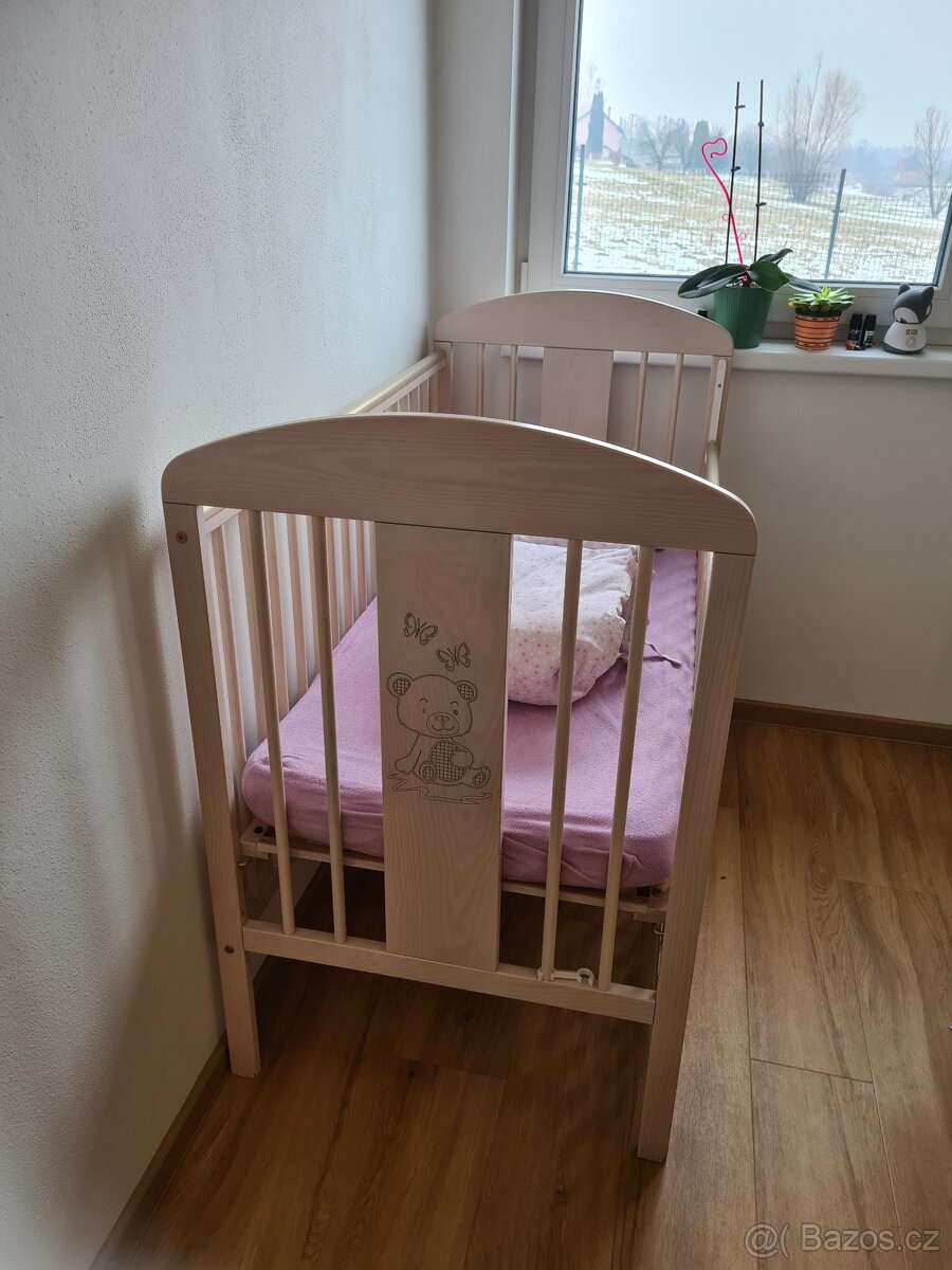 Dřevěná postýlka pro miminko - 5