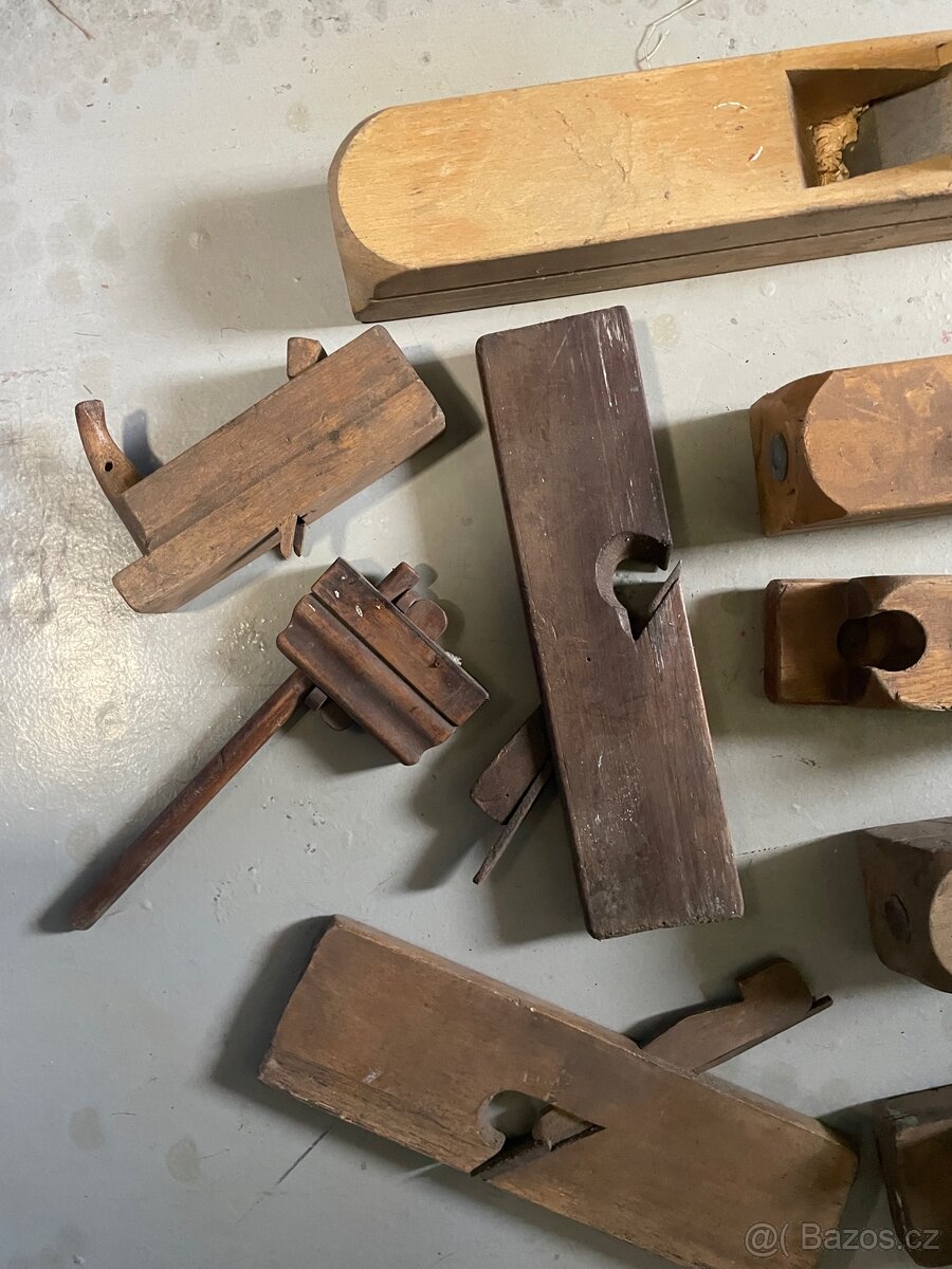 Sada starých hoblíků. - 5